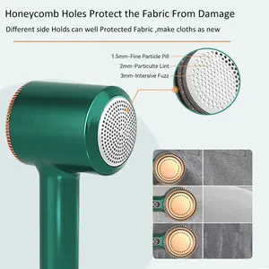 Dissolvant de peluches pour vêtements électrique Fuzz Pellet Remover Rechargeable Hairball Trimmer V20 Tissu Rasoir Pour Vêtements Fluff Remover - Product Image 4