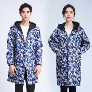 ผ้ากันเปื้อนทำงานบุขนแกะสำหรับผู้ชาย แขนยาว ป้องกันฝุ่น เสื้อคลุมกันเปื้อนสำหรับใส่กลางแจ้ง สไตล์ลำลอง - Product Image 3