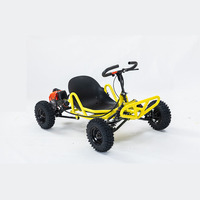 Kart Tout-Terrain pour Adulte, Moteur à Chaîne 90cc, Extérieur, Quatre Roues, à Carburant, pour Drift, en Stock