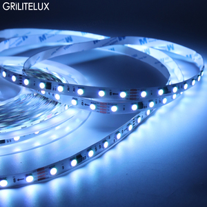 Tira de Luces LED RGB Programables, Direccionables, SMD 5050, 60 LED/M, Flexibles, con Efecto de Persecución Dinámica de Color - Product Image 1