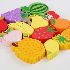 Juguetes Montessori con Logotipo Personalizado, Regalo de Cumpleaños para Niños, Bloques de Madera Apilables, Rompecabezas de Dinosaurios y Anime - Product Image 4