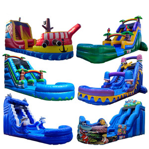 <span class=keywords><strong>Toboggan</strong></span> gonflable géant personnalisé en PVC pour <span class=keywords><strong>piscine</strong></span> à vendre - Product Image 5