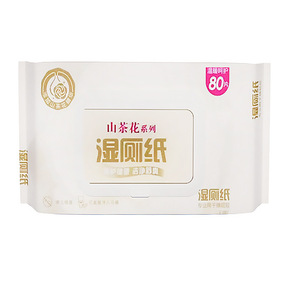 Papier toilette humide Camellia, 80 feuilles, biodégradable, pour le nettoyage des parties intimes - Product Image 2