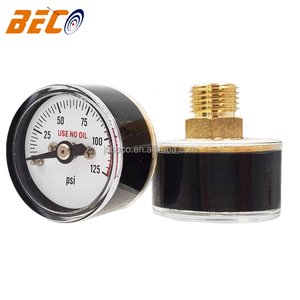 Manómetro Beco Y25 de 1 pulgada <span class=keywords><strong>para</strong></span> <span class=keywords><strong>bomba</strong></span> de bicicleta con precisión del 2.5% 0-8bar/9bar - Product Image 1