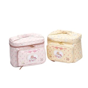 Sweet Princess <b>Makeup</b> Bag Large Capacity Waterproof Cosmetic <b>Case</b> With Mesh Pockets For Travel And Home Storage - Product Image 5