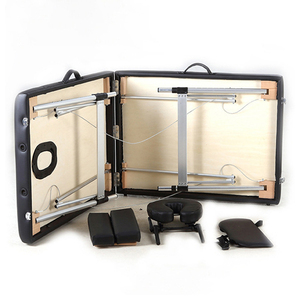 <span class=keywords><strong>Table</strong></span> de <span class=keywords><strong>massage</strong></span> pliable et portable pour spa d'acupuncture, bon marché, réglable, salon de beauté, lit de <span class=keywords><strong>reiki</strong></span> du visage pour <span class=keywords><strong>massage</strong></span> avec jambe en <span class=keywords><strong>bois</strong></span> - Product Image 4