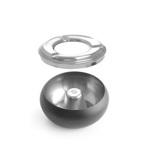 HENDI Posacenere Nero in Legno di Frassino 105x(H)58mm Elegante Vassoio da Servizio - Product Image 1