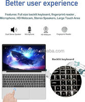 Hot Sale New 15.6" Inch Quad Core Intel N5095 Wireless IPS Panel 90Hz Notebook Computer for Students & Educators