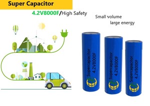 Batterie d'ultracondensateur super condensateur en graphène à long cycle de vie 4.2v <span class=keywords><strong>8000f</strong></span> pour station d'alimentation portable de recharge - Product Image 3