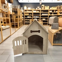 Chenil pour chat fait à la main de qualité supérieure utilisation intérieure et extérieure maison pour chat petite maison pour chat en bois