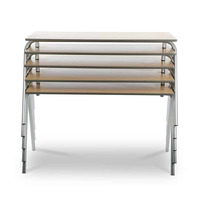 Table d'école empilable simple, mobilier de salle de classe, bureau d'étude pour étudiants
