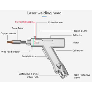 Soudeuse laser portative professionnelle 4-en-1 1500W pour le soudage, le nettoyage et la découpe de l'acier inoxydable et de l'aluminium, certifiée CE - Product Image 5