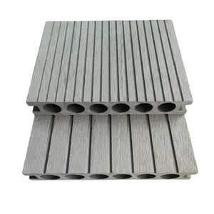 Wood plastic composite Decking Engineered flooring China top supplier anti-slip water-proof wood facade K140-25J good quality