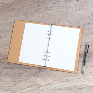 Taccuino in Pelle con Penna, Rilegatura a Spirale, Pagine Staccabili, Diario in Pelle, Carta Artistica, <span class=keywords><strong>Dimensioni</strong></span> Personalizzabili - Product Image 5