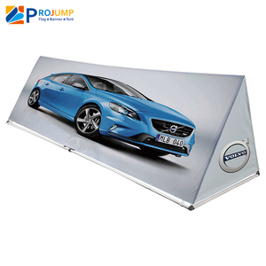 Tùy chỉnh miễn phí đứng ngoài trời đường phố vải hình chữ nhật bên lề nhôm một khung biểu ngữ cho quảng cáo khung nhôm biểu ngữ - Product Image 2