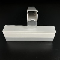 Diffuseur de tube LED en acrylique PC, couvercle de lampe à bande rectangulaire intégré, taille personnalisée, haute transmission, OEM