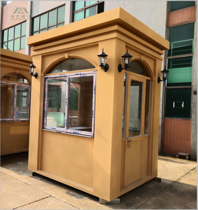Kiosco de <span class=keywords><strong>casa</strong></span> prefabricada modular de estilo europeo personalizado, diseño versátil, para Parque, oficina, inodoro, cabina protectora de estructura de acero duradera - Product Image 6