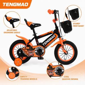Vélo pour enfants avec logo personnalisé OEM ODM, prix d'usine, pour garçons, avec taille personnalisée, cadre robuste en acier au carbone - Product Image 3