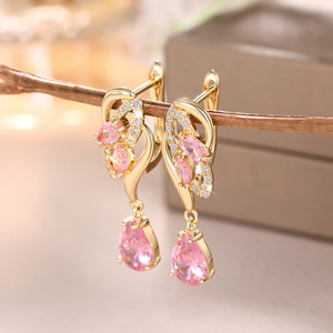 Orecchini Pendenti a Goccia Rosa Dolce per Donne, Eleganti Accessori per Orecchie da Indossare Quotidianamente, per Outfit Casual e Regalo - Product Image 6