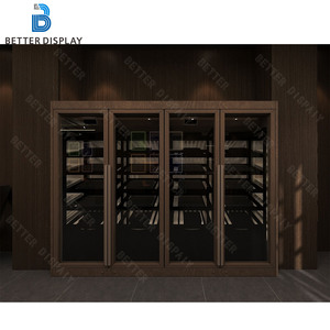 Humidor <span class=keywords><strong>de</strong></span> <span class=keywords><strong>Cedro</strong></span> Personalizado, Gabinete Humidor para Cigarros, Humidor Grande <span class=keywords><strong>de</strong></span> Madera, Diseño <span class=keywords><strong>de</strong></span> Humidor Tipo <span class=keywords><strong>Vitrina</strong></span> - Product Image 1