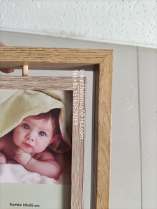 Đôi hai bên đảo ngược phong cách 4x6 5x7 6x8 8x10 hiệu ứng gỗ MDF khung ảnh/khung hộp bóng - Product Image 4