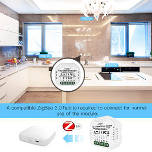 ZigBee – Mini gradateur intelligent, bricolage, interrupteurs de lumière 2 voies sans fil, maison intelligente avec Tuya <span class=keywords><strong>Smart</strong></span> Life <span class=keywords><strong>Aubess</strong></span> Alexa Alice Google Home - Product Image 5