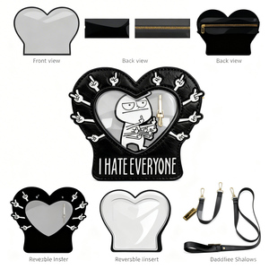 Bolso Bandolera de PU con Forma Personalizada para Fans del Anime, Bolso Ita con Logotipo Personalizado, Mercancía de Fábrica, Bolsos Estructurados para Mujer 2026 - Product Image 3