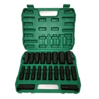 Kits d'outils à main CR-V de haute qualité de 1/2 pouce en orange et noir, avec mallette rigide personnalisable, commande minimale OEM