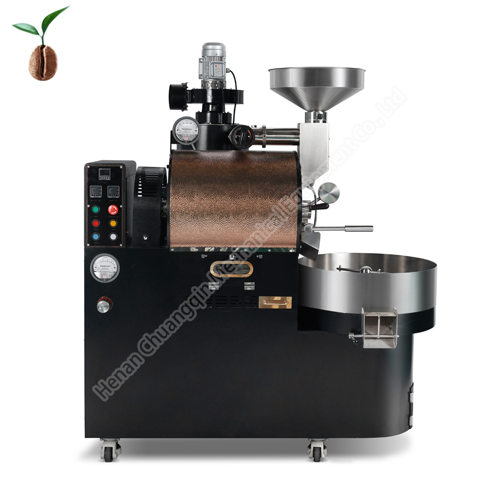 Commercial Electric Gas Coffee Roaster Analyzer Stainless Steel Housing for Household Use