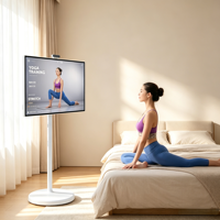 TV Interactiva con Pantalla Táctil Capacitiva de 32 Pulgadas, Android 13, Audio HiFi, Señalización Digital Portátil para Marketing en Interiores