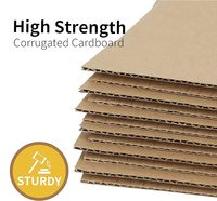 Cajas de Envío de Cartón Corrugado Kraft, Cajas Pequeñas para Envíos Postales, Cartón Marrón Personalizado