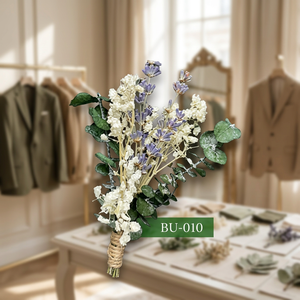 Artificial Paulownia Flower Single Stem Faux Floral Boutonniere Handmade Wedding <b>Spring</b> <b>Decor</b> Studio Prop - Product Image 2