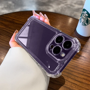 เคสโทรศัพท์ TPU ใสสำหรับ iPhone 16 15 14 13 PRO MAX กรอบนิ่มกันกระแทก - Product Image 5