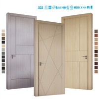 Portes intérieures pré-montées en bois massif de style américain moderne BASEN, finition imperméable, haute qualité, chambre, salle de bain, appartement, salon