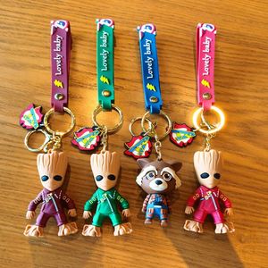 Vente en gros <span class=keywords><strong>de</strong></span> porte-clés personnalisé Dessin animé Les Gardiens <span class=keywords><strong>de</strong></span> <span class=keywords><strong>la</strong></span> <span class=keywords><strong>Galaxie</strong></span> Porte-clés pendentif <span class=keywords><strong>de</strong></span> décoration <span class=keywords><strong>de</strong></span> sac <span class=keywords><strong>de</strong></span> voiture <span class=keywords><strong>de</strong></span> poupée 3D pour cadeau promotionnel - Product Image 4