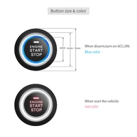 EASYGUARD Modul Start Mesin Jarak Jauh Tombol Tekan Kunci Mobil Pintar Universal DC 12V Bersertifikasi CE Garansi 1 Tahun Desain Baru China-Chic