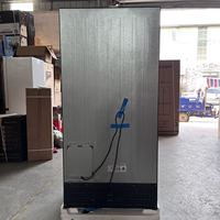 Réfrigérateur Américain Noir 500L Prix Usine avec Distributeur d'Eau, Froid Ventilé, Dégivrage Automatique 220V 50/60Hz