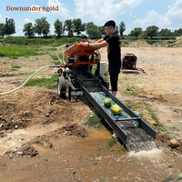 Démarrez l'extraction d'or en quelques heures : Mini-usine de lavage d'or avec plateau de lavage à sec et conception anti-blocage pour le traitement des dépôts alluvionnaires