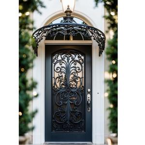Porte en fer forgé Euro résistante à l'eau, finition vietnamienne, garantie 3 ans pour écoles, maisons, bureaux, villas - Product Image 1