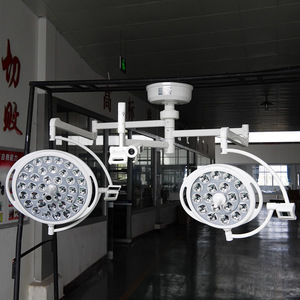 Lámpara Quirúrgica LED de Doble Cabezal Sin Sombra de 150W con Certificación CE para Iluminación de Operaciones en Hospitales Dentales - Product Image 2