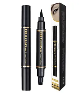 Eyeliner-Stempel wasserdichtes Make-up-Augenliner-Stift schwarzer flüssiger Eyeliner