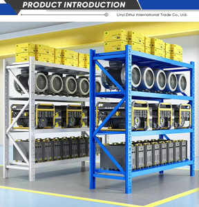 Estanterías Industriales de Acero de Alta Resistencia, Sistema de Almacenamiento sin Pernos, Estanterías para Paletas de Almacén, Altura Ajustable, Resistentes a la Corrosión - Product Image 4