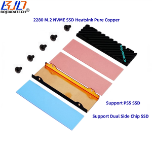 <span class=keywords><strong>Dissipateur</strong></span> <span class=keywords><strong>thermique</strong></span> en cuivre pur 2280 M.2 NVMe NGFF <span class=keywords><strong>SSD</strong></span> avec revêtement en graphène 4MM pour <span class=keywords><strong>PS5</strong></span> et ordinateur de bureau, vente en gros d'usine, en stock - Product Image 1