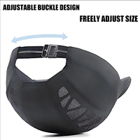 Gorra de béisbol plana transpirable de malla con estampado de letras para hombre, de secado rápido, para golf, ciclismo, deportes, estilo Newsboy, para verano, protección solar