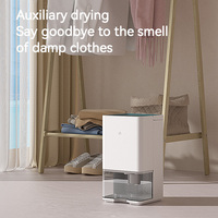 Déshumidificateur d'air intérieur haute capacité 1,2 L, déshumidificateurs intelligents à double cœur pour la maison