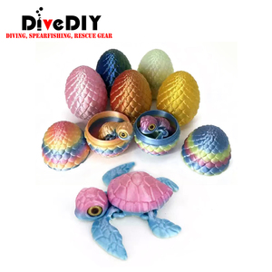 Figura de Tortuga Marina DiveDIY, Decoración de Animales Oceánicos, Estilo Resina Ecológica PLA, Mini Estatua de Tortuga, Regalo para Buceadores DA009 China - Product Image 1