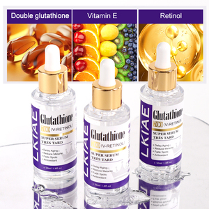 Logo personalizzato retinolo promuovere la produzione di collagene linee sottili diluite ringiovanente ritardo invecchiamento glutatione sbiancamento siero viso - Product Image 5