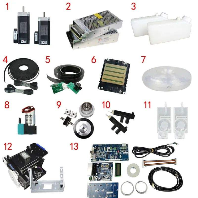 LETOP Hoson I3200 I1600 Single Head Conversion Kit Without Printhead Inkjet Printer Spare Parts Machine Spare Parts