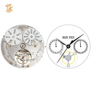 Nhà Sản Xuất Tự Phát Triển Tự Động Cơ Khí Chuyển Động Với Cân Bằng Mùa Xuân Cơ Chế 24 Giờ Ngày Hàng Tuần Hàng Tháng Lịch - Product Image 3