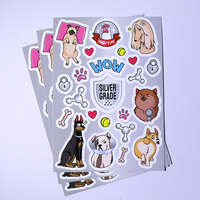 Autocollants personnalisés PPWR de haute qualité, imperméables, avec logo de marque, impression d'étiquettes, autocollants adhésifs en PVC, BOPP, vinyle, feuilles d'autocollants personnalisées